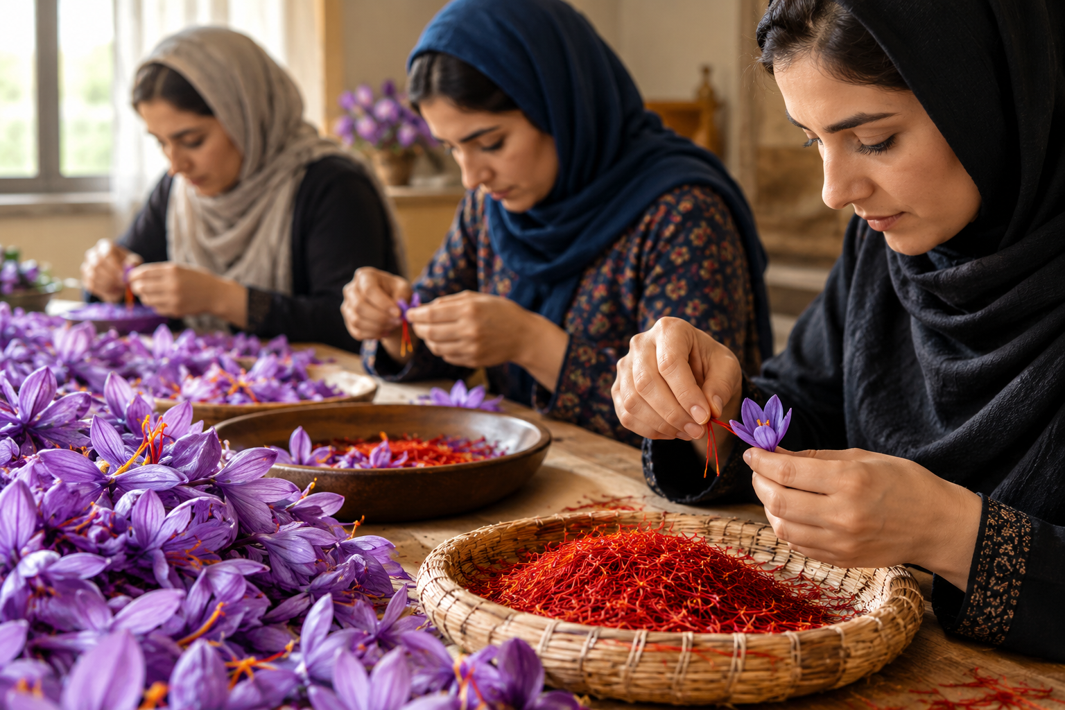 آیا خرید گل زعفران و تبدیل آن به سرگل و نگین سود دارد؟ بررسی سود واقعی در سال ۱۴۰۵کجار