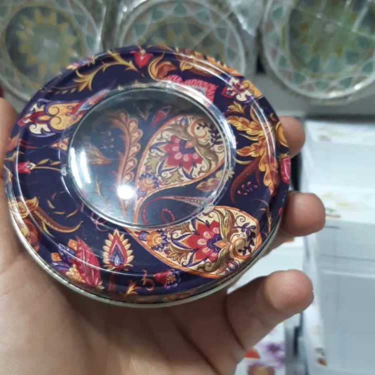 قیمت ظرف فلزی زعفران