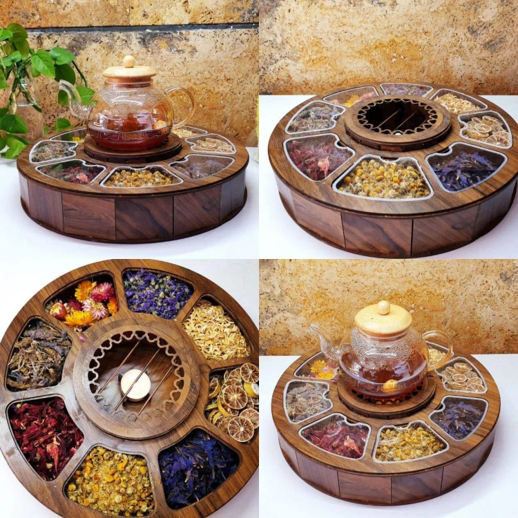 باکس دمنوش جعبه چوبی باکس وارمردار