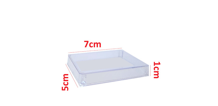 قوطی مستطیل کریستال زعفران