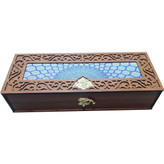 جعبه چوبی زعفران