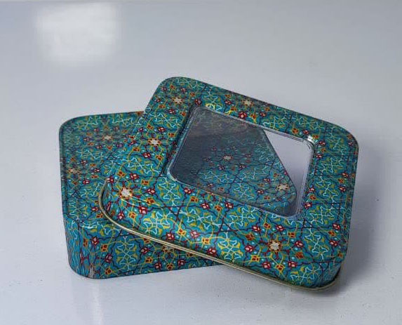 قیمت ظرف فلزی زعفران