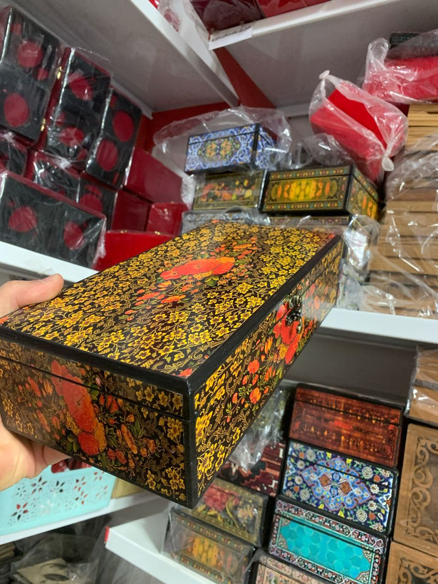 قیمت جعبه چوبی زعفران