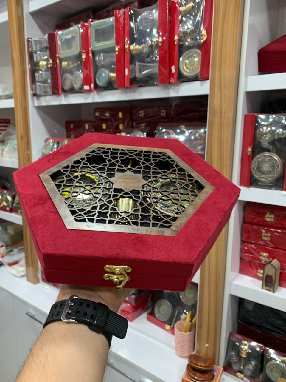 فروش باکس مخملی زعفران