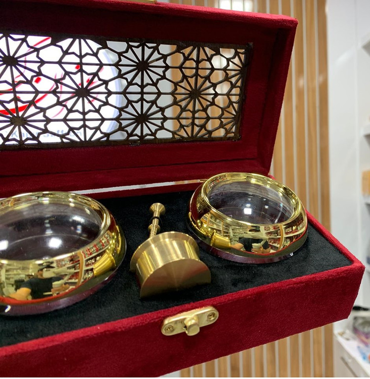باکس زعفران کادویی مخمل