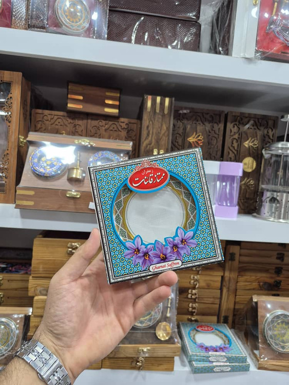 ظرف خاتم یک مثقالی زعفران