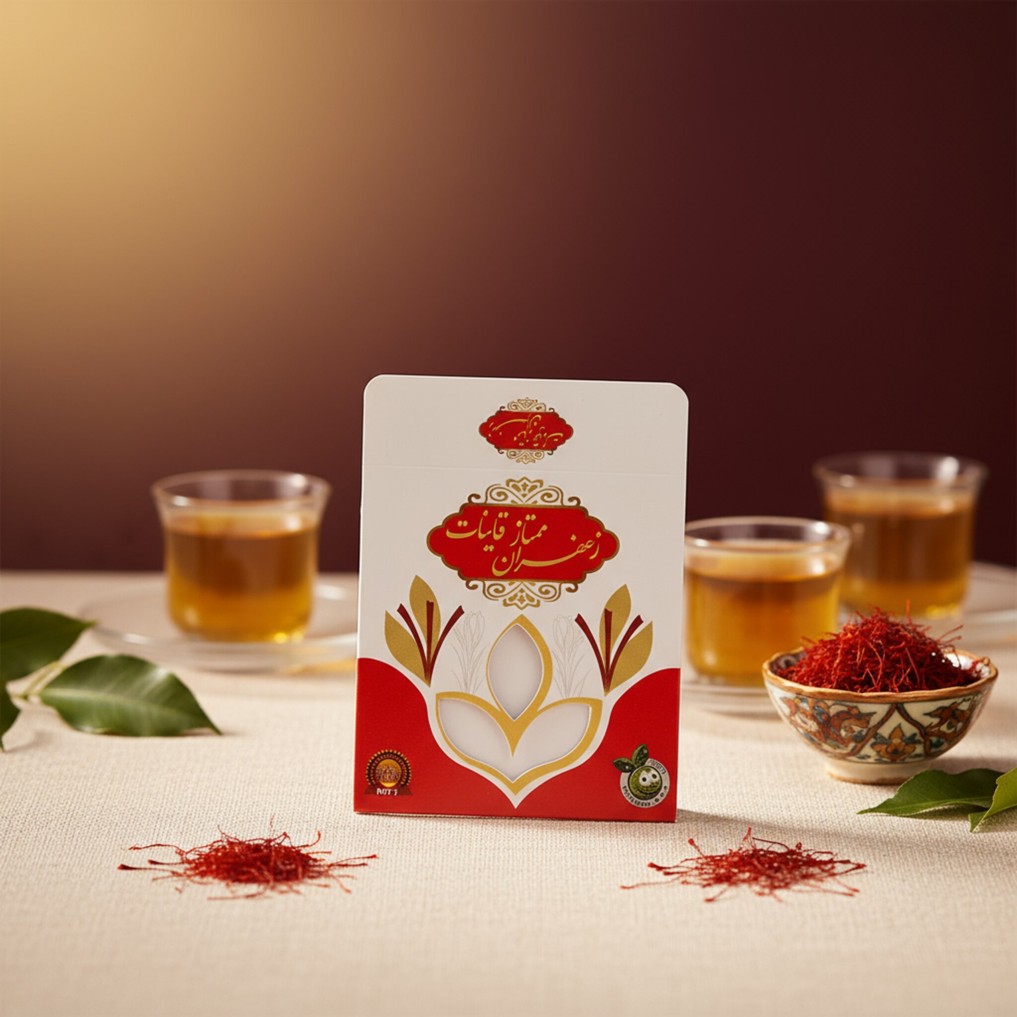 پاکت مقوایی زعفران طرح جدید(۵۰عددی)