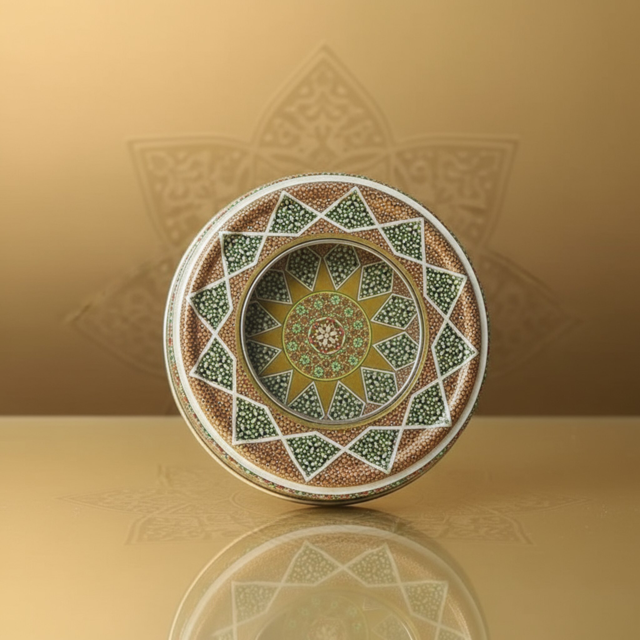ظرف بسته بندی زعفران خاتم دو طرفه 2و 5 گرم