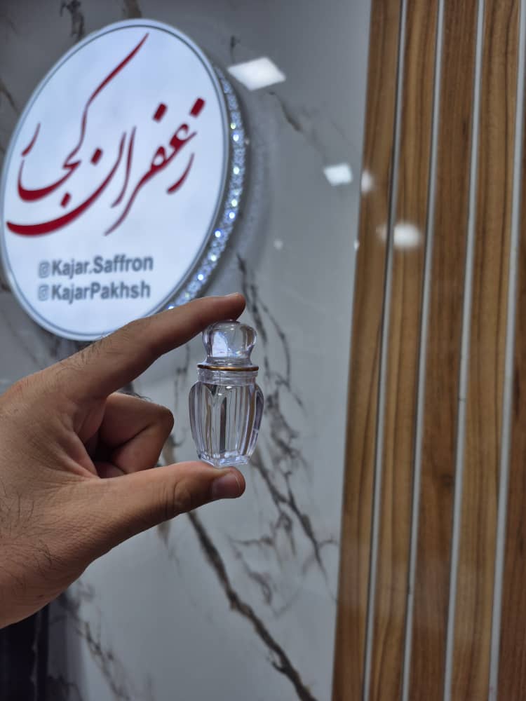 ظرف زعفران طرح گوهر (یک گرم)