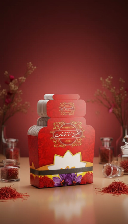 پاکت مقوایی زعفران