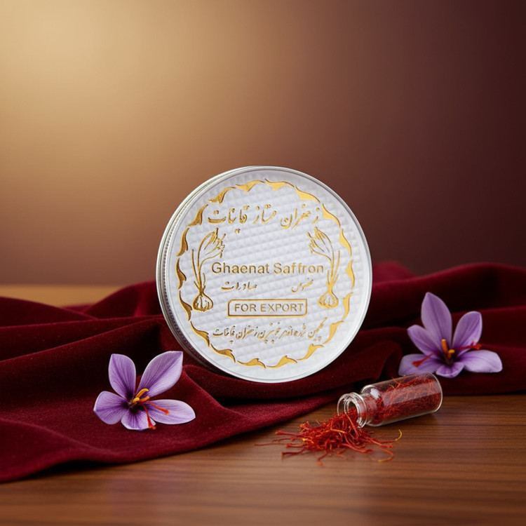 ظرف زعفران گرد