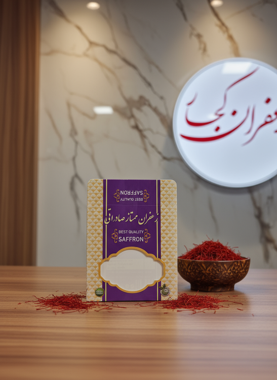 پاکت کاغذی زعفران