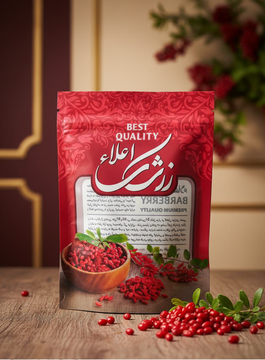 بسته بندی زرشک