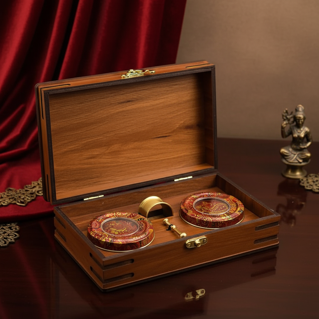 جعبه زعفران با طراحی ایرانی