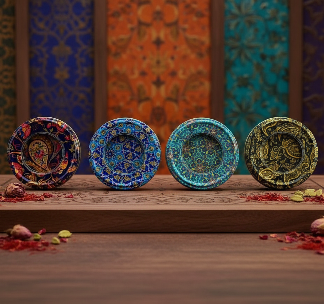 ظرف فلزی یک مثقال (رنگ بندی)