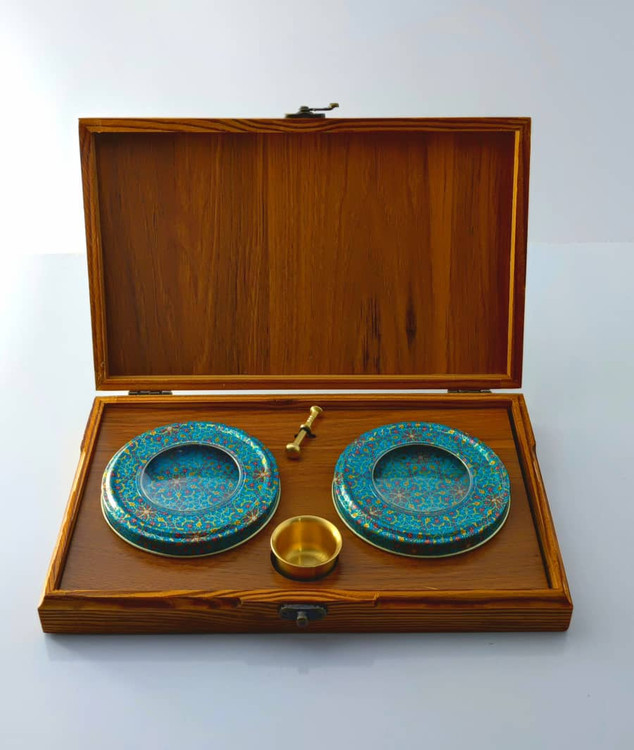 خرید جعبه چوبی زعفران اصفهان